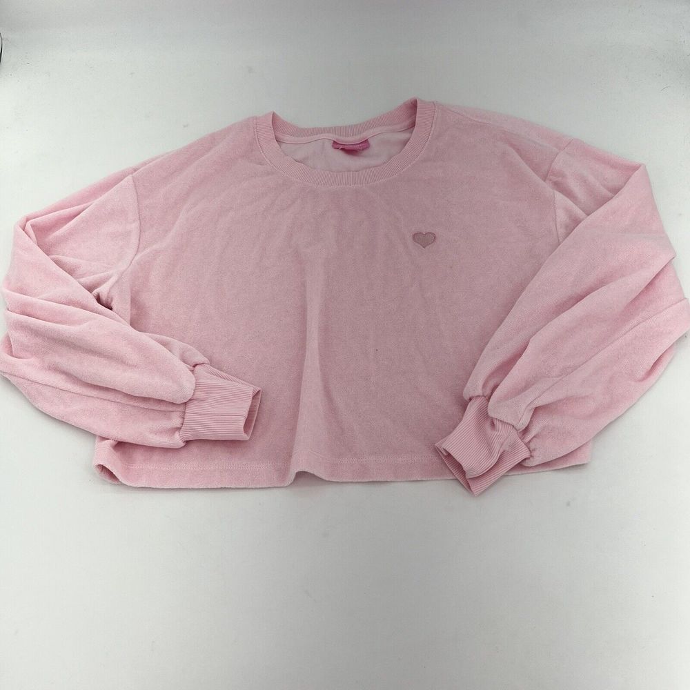 Women’s Stoney Clover Lane x Target Pink Cropped Sweatshirt Large